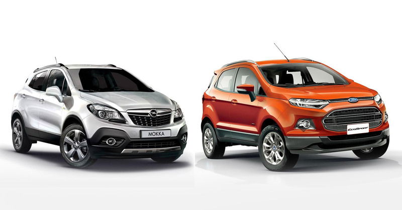 Quale comprare, Confronto: Opel Mokka Cosmo 1.4 Turbo Ecotec Vs Ford Ecosport 1.0 Ecoboost Titanium S