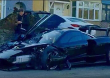 McLaren Senna distrutta in un incidente 