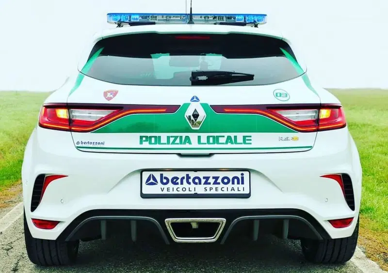 Renault Megane RS, al servizio della Polizia locale