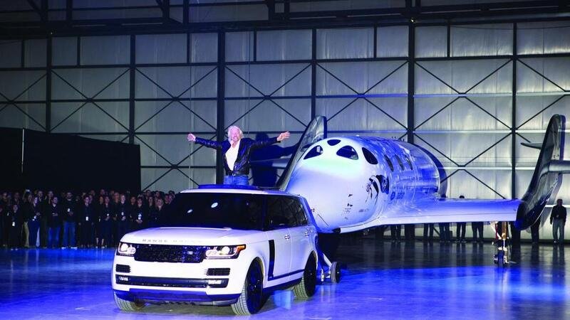 Land Rover a supporto dei voli spaziali Virgin Galactic Flight