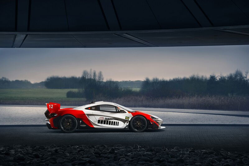 La bellissima McLaren P1 GTR ispirata alla Formula 1 MP4/4 di Senna