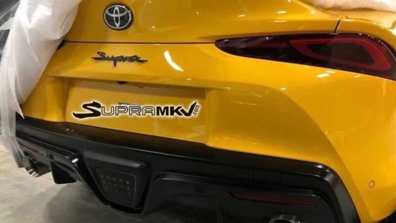 Toyota Supra 2019, una nuova foto mostra il posteriore