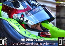 Andrea Cola vince il LiveGP Award 2018