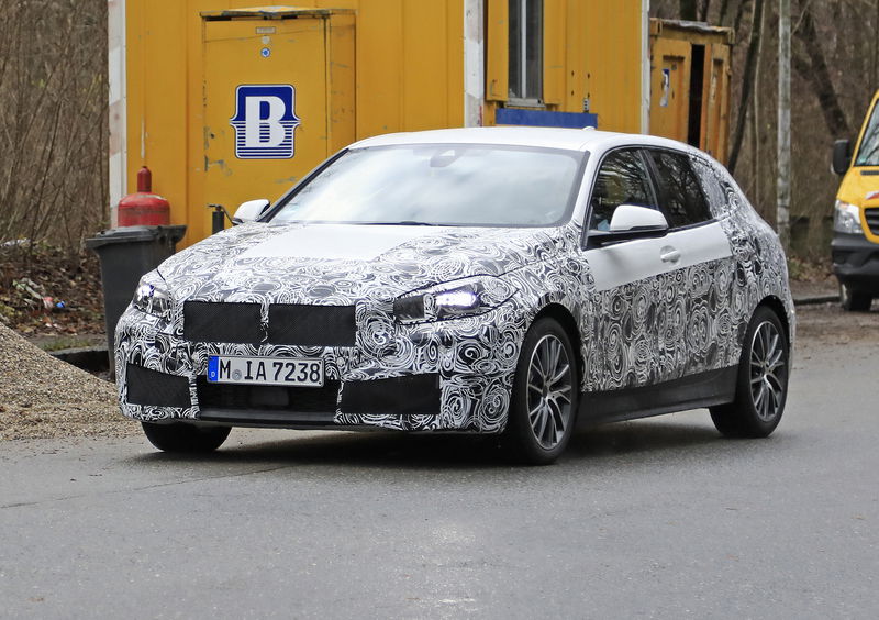 Nuova BMW Serie 1 2019, ecco le foto spia