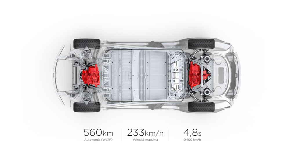 Anche la Tesla Model 3 Long Range offre delle prestazioni notevoli