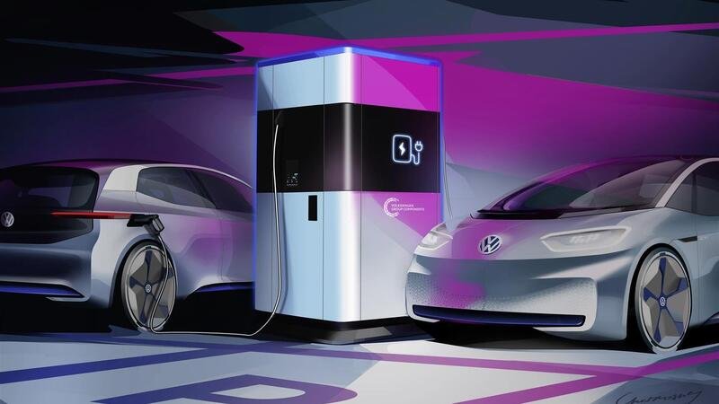 Stazione Mobile di Ricarica auto elettriche: da VW la power bank per gli EV