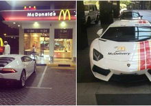 Lamborghini, a Dubai fanno le consegne di McDonalds