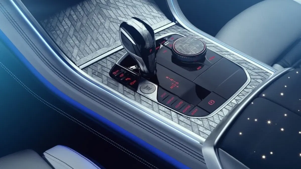 BMW Serie 8 Night Sky, all'interno roccia stellare (4)