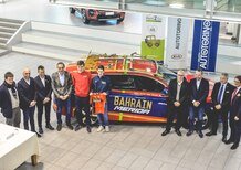 Il Team Bahrain Merida con le Kia di Autotorino e Rent2Go: Optima l’ammiraglia, Sportage e Ceed in supporto