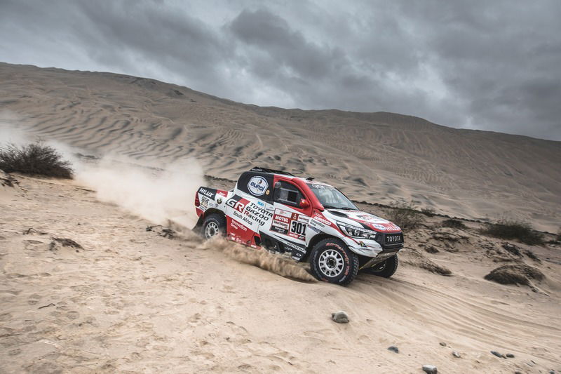 Dakar 2019 100% Per&ugrave;. Dakar stravolta. In testa Al Attiyah (Toyota) e Quintanilla (Husqvarna)