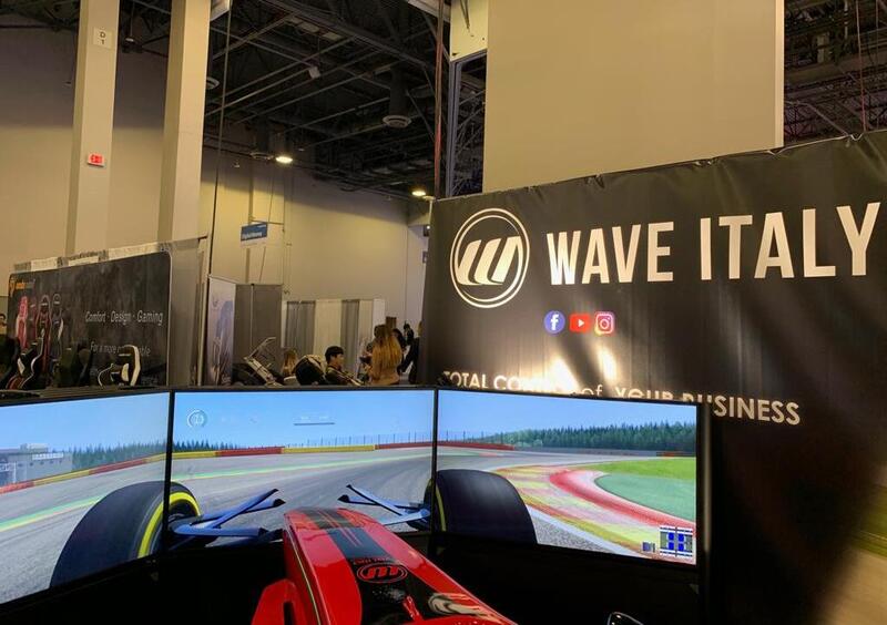 Wave Italy, i simulatori di guida al CES di Las Vegas