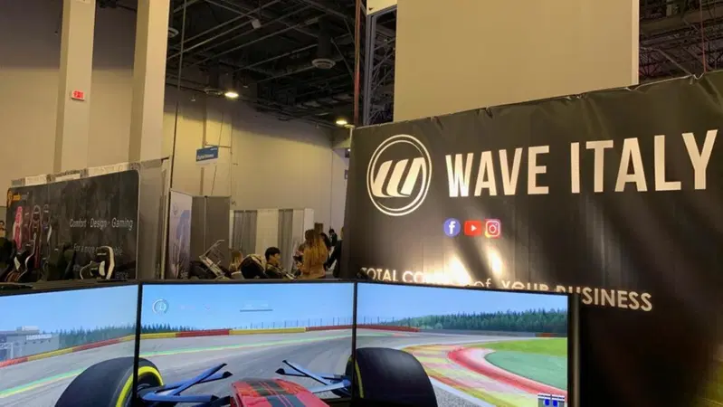 Wave Italy, i simulatori di guida al CES di Las Vegas