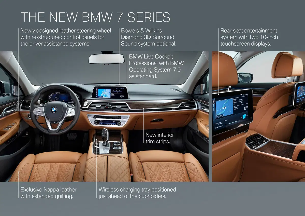 BMW Serie 7 2019, restyling di interni ed esterni per l’ammiraglia (16)