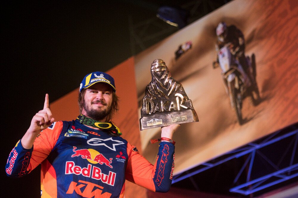 Toby Price sul podio della Dakar