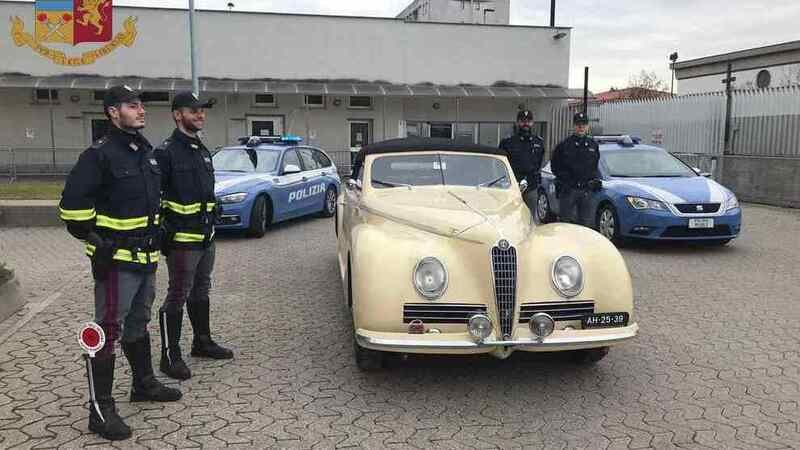 Ritrovata l&#039;Alfa Romeo 6C rubata prima della Mille Miglia