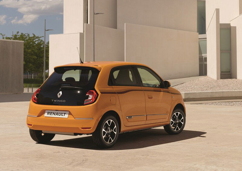 Il posteriore della Renault Twingo restyling