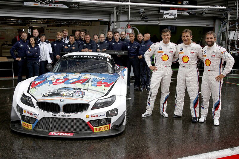 La BMW Z4 GT3 per la 24 ore di Spa