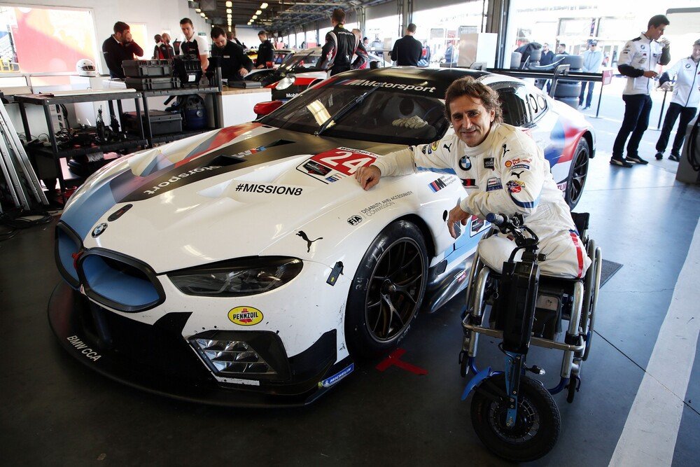Questo fine settimana, Zanardi correr&agrave; la 24 ore di Daytona con la BMW M8 GTE