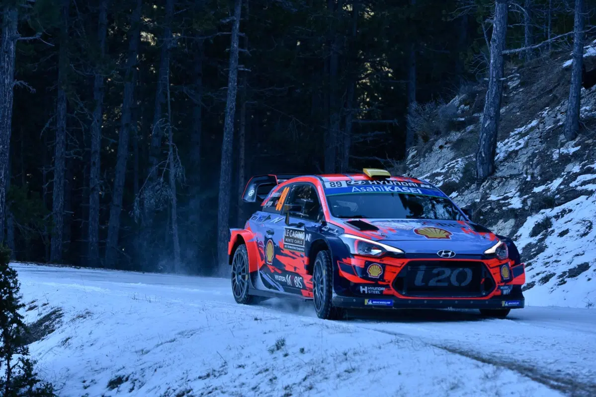 WRC19, Monte-Carlo. Roba da Chiodi, Ogier (Citroen) in Testa (2)