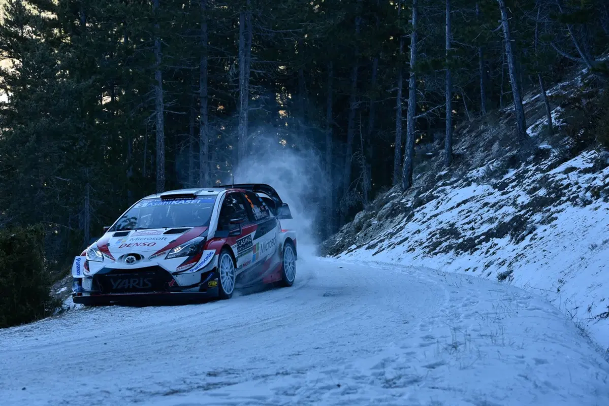 WRC19, Monte-Carlo. Roba da Chiodi, Ogier (Citroen) in Testa (5)
