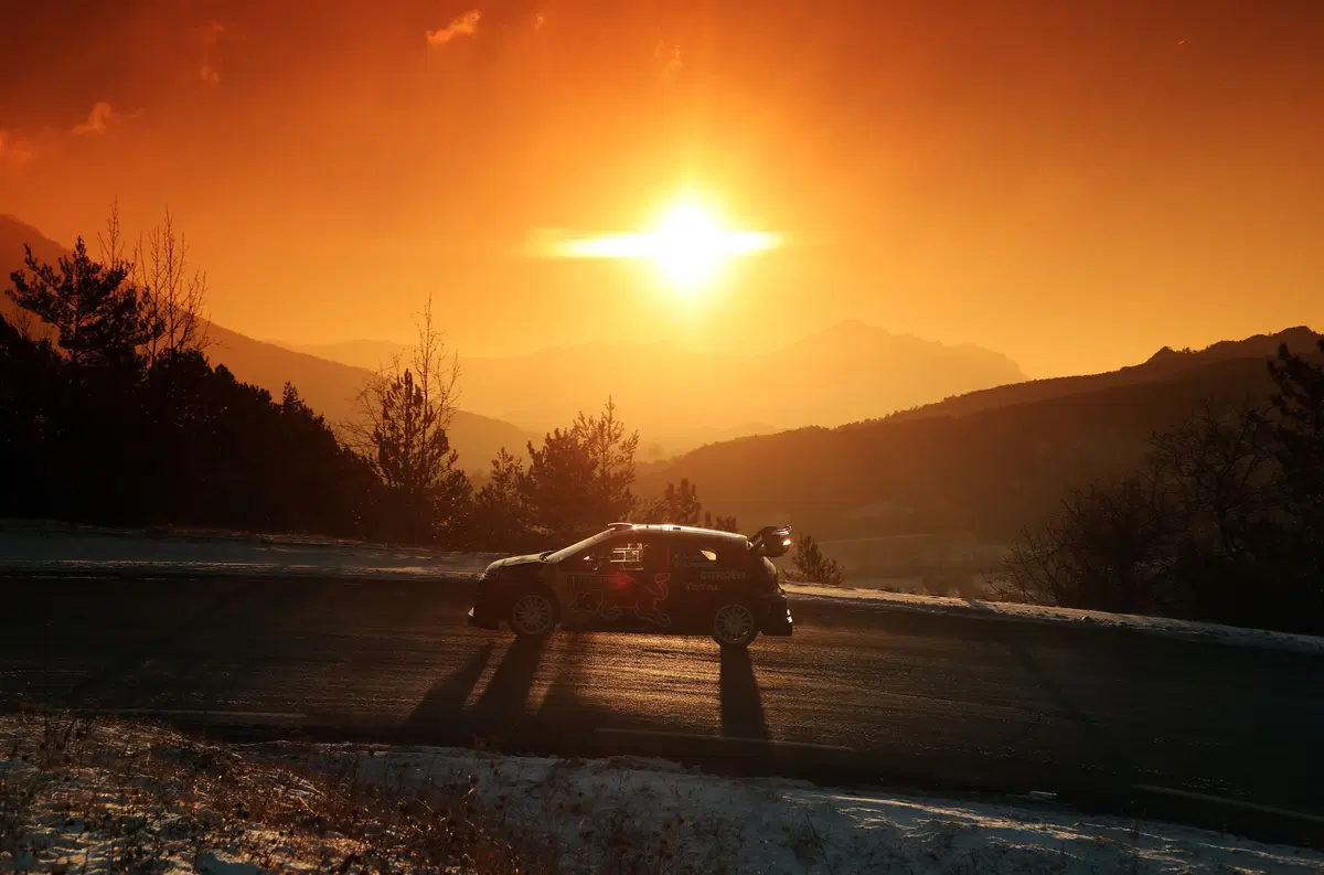 WRC19, Monte-Carlo. Roba da Chiodi, Ogier (Citroen) in Testa (16)