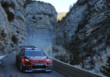 WRC19, Monte-Carlo. Roba da Chiodi, Ogier (Citroen) in Testa