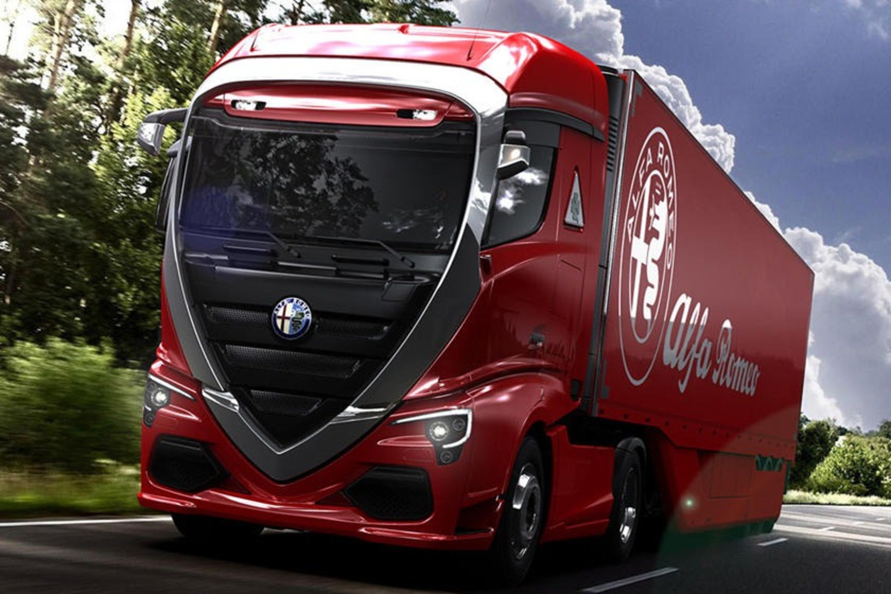 Super Camion Alfa Romeo, ecco il rendering degli ungheresi