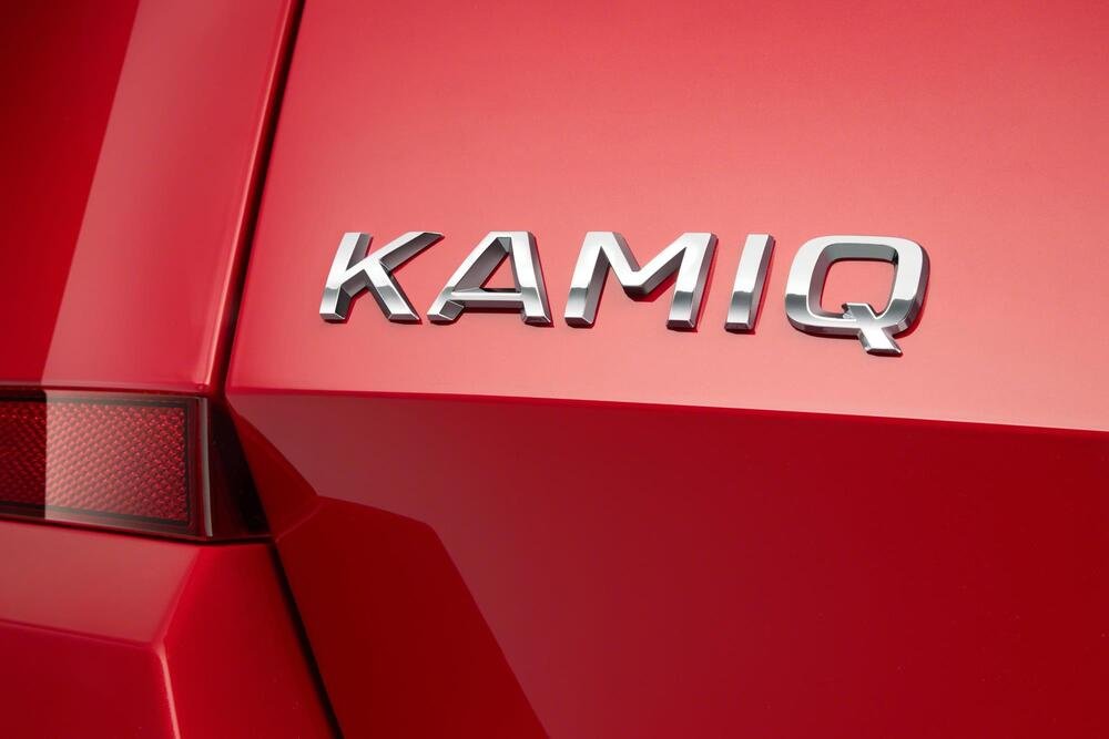 Il logo in anteprima del nuovo SUV Skoda Kamiq