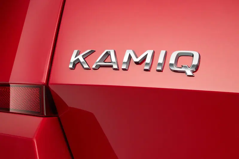 Il logo in anteprima del nuovo SUV Skoda Kamiq