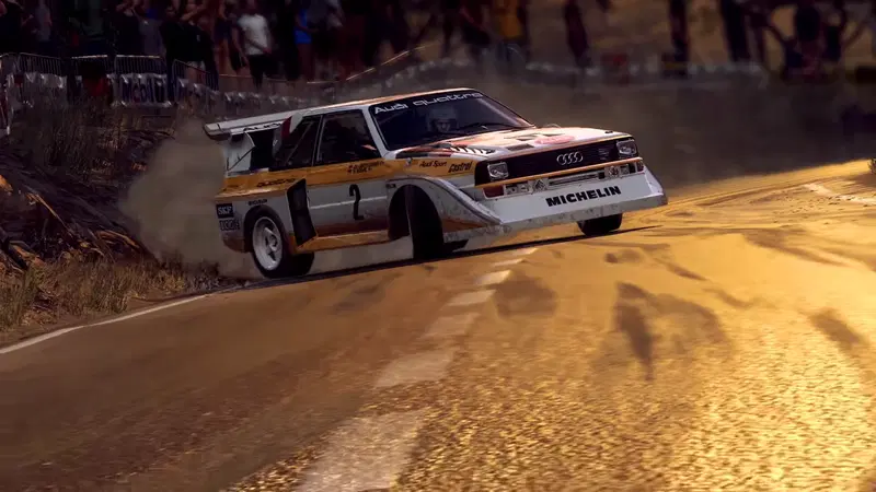Il fischio del turbo dell'Audi Sport quattro S1 E2 &egrave; inconfondibile