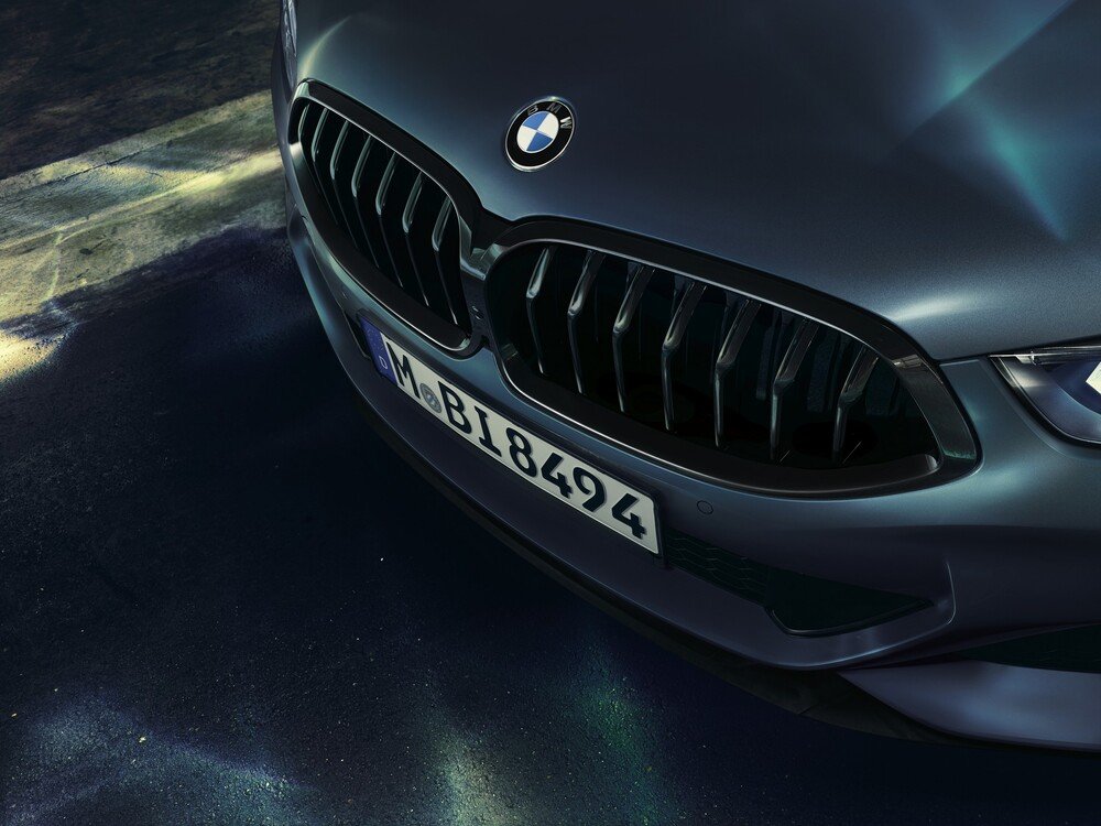 La griglia a doppio rene in nero della BMW Serie (First Edition)