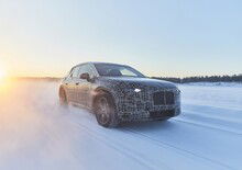 BMW iNEXT: test sulla neve per il SUV elettrico [Foto]