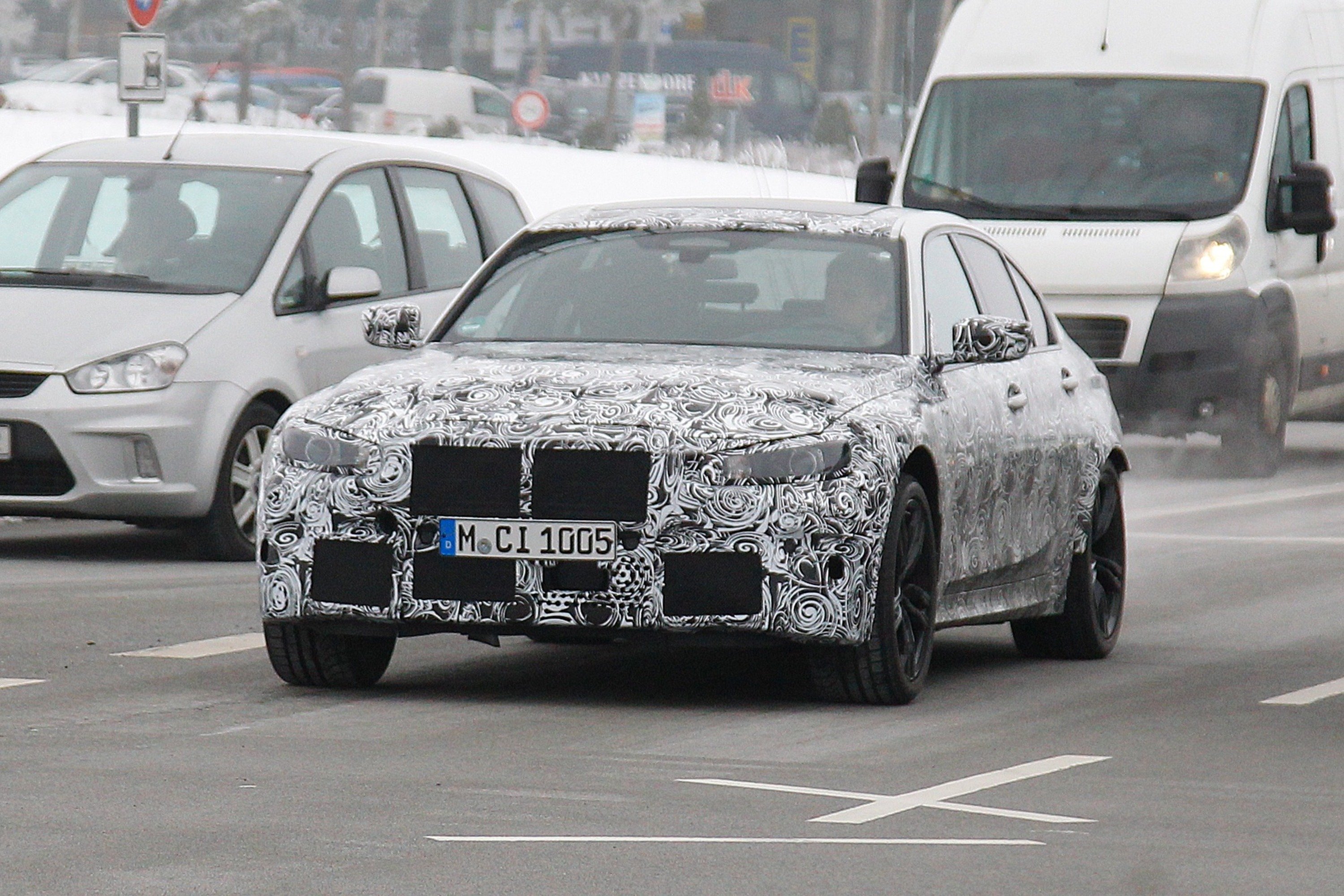 Nuova BMW M3, le foto spia