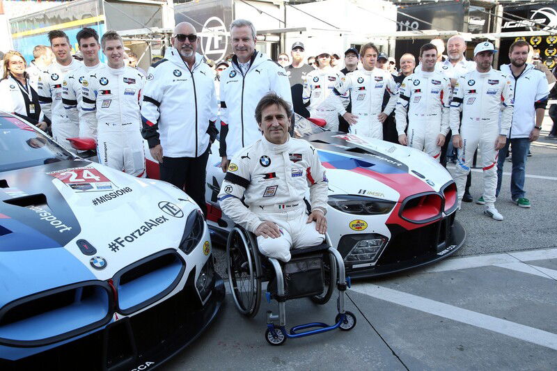 La squadra ufficiale BMW alla 24 ore di Daytona 2019