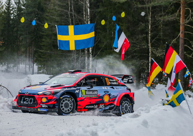 WRC19. Svezia. Neuville (Hyundai), inizio perfetto