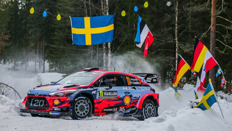WRC19. Svezia. Neuville (Hyundai), inizio perfetto