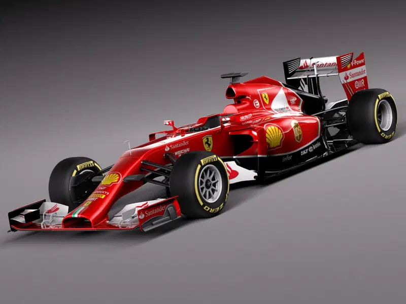 La discussa Ferrari F14T del 2014 con la sua ampia zona nera per nascondere meglio l'aerodinamica del posteriore