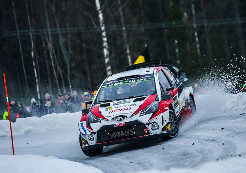 WRC 2019. Svezia. Suninen Out, Tanak (Toyota) Imprendibile