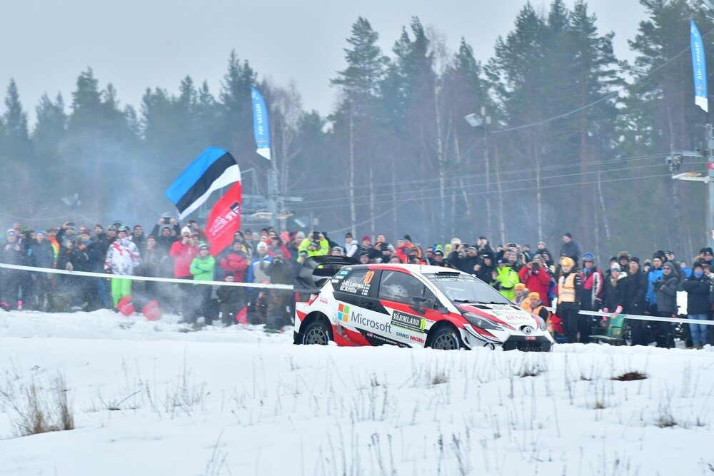 Latvala e la sua Toyota WRC Plus