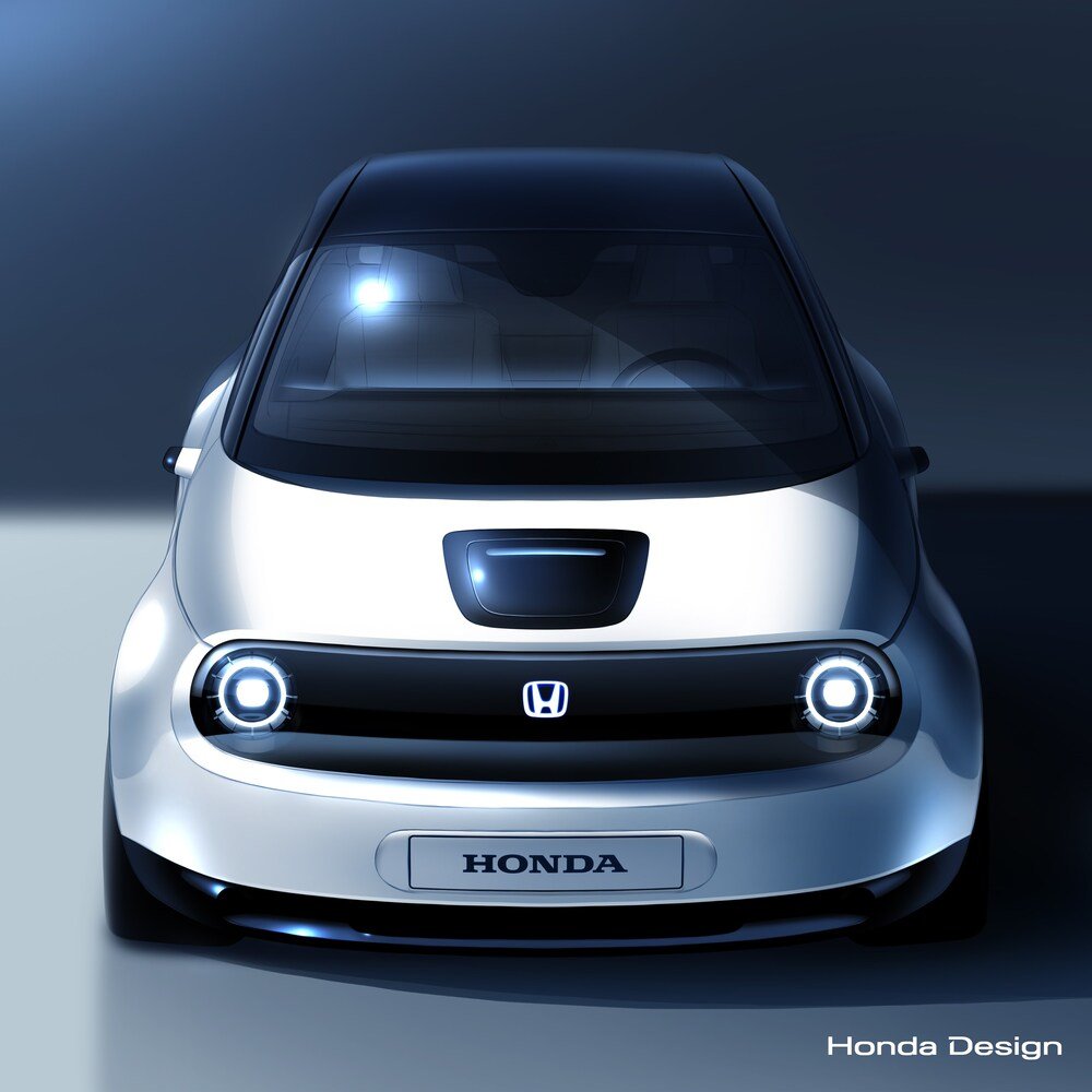Una prima anticipazione della Honda concept elettrica che verr&agrave; mostrata a Ginevra 2019