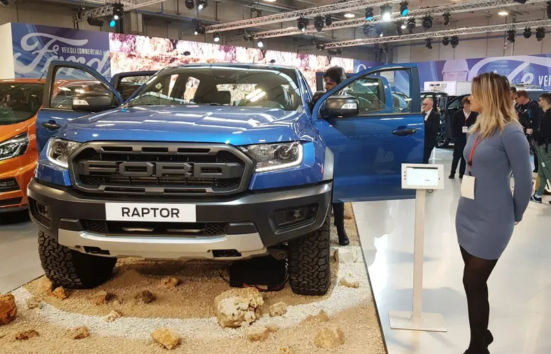 Il nuovo Raptor per l'Italia: visto a Verona la prima volta
