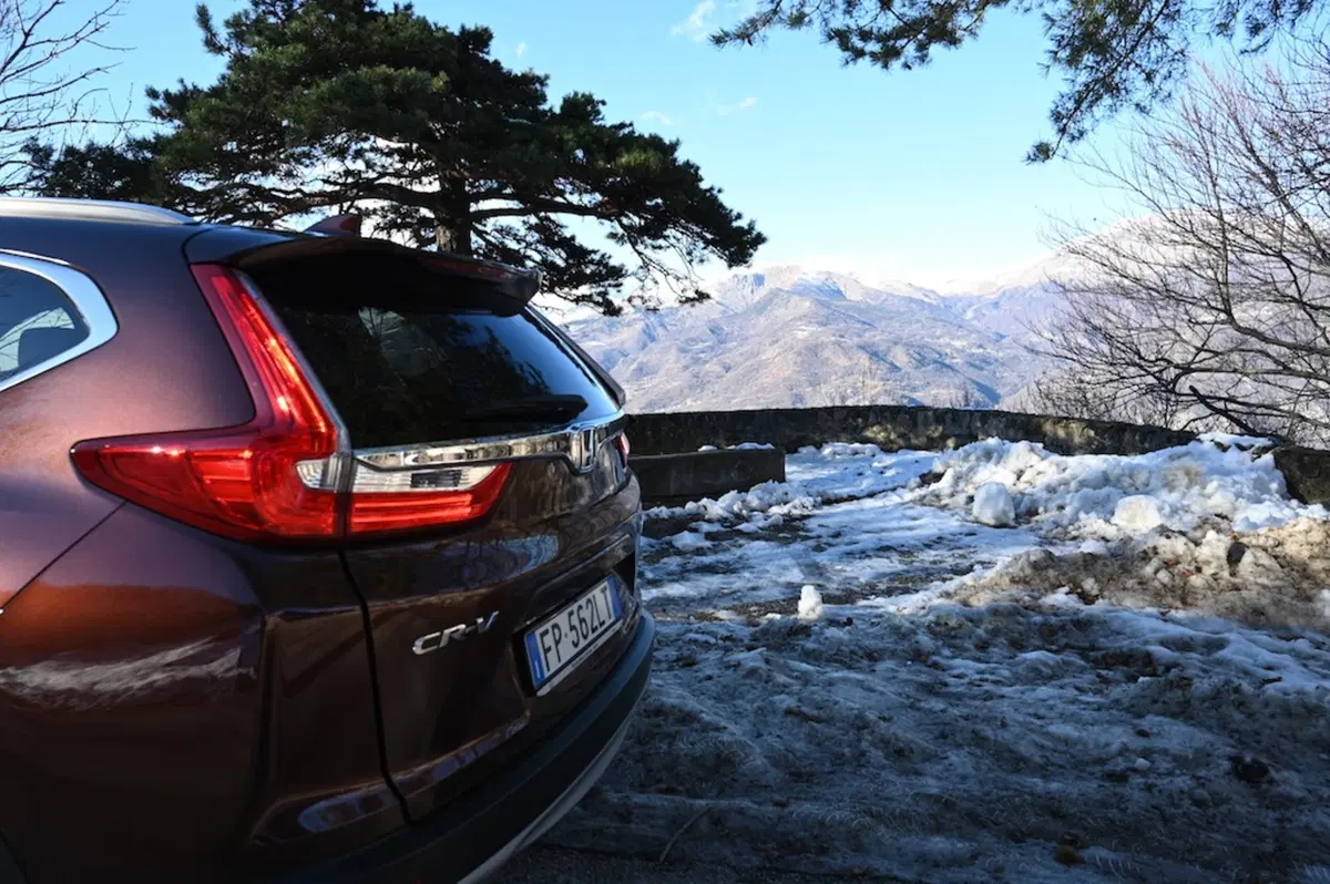 Honda CR-V 1500 VTECH 4x4, al Colle Braida con la neve  (9)