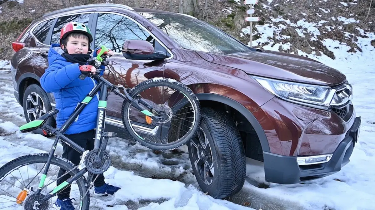 Honda CR-V 1500 VTECH 4x4, al Colle Braida con la neve  (22)