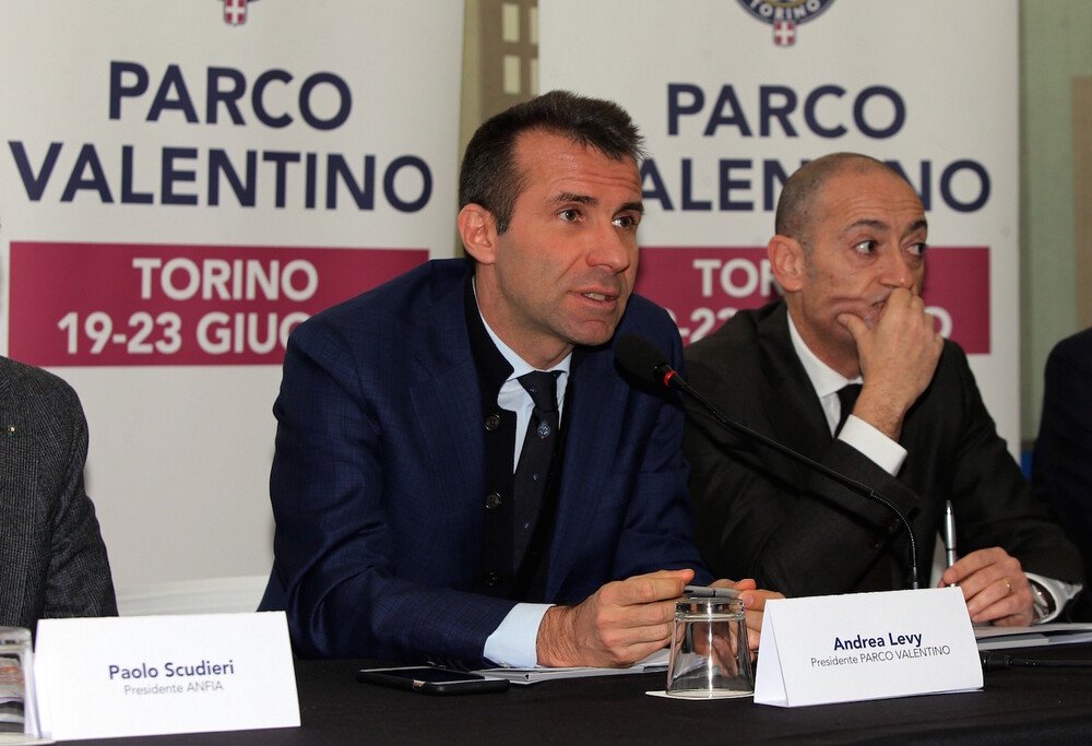 Andrea Levy, presidente di Parco Valentino, durante la presentazione della quinta edizione dell'evento torinese