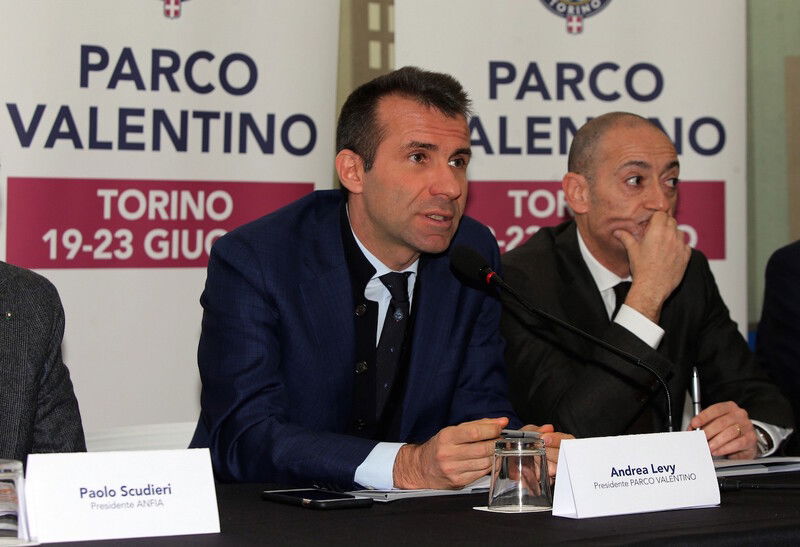 Andrea Levy, presidente di Parco Valentino, durante la presentazione della quinta edizione dell&#039;evento torinese