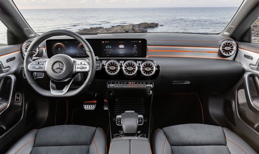 Gli interni della Mercedes CLA 2019