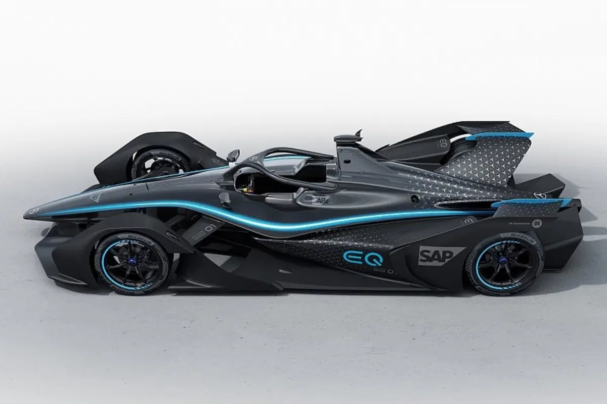 Formula E, Mercedes svela la livrea concept per il 2019/2020 (2)