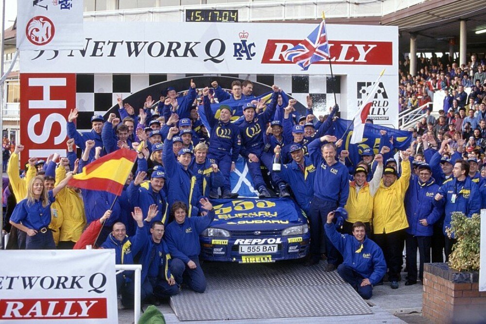 Nel 1995 Subaru conquista il titolo costruttori e Colin McRae il titolo piloti. Un&#039;annata epica per il team