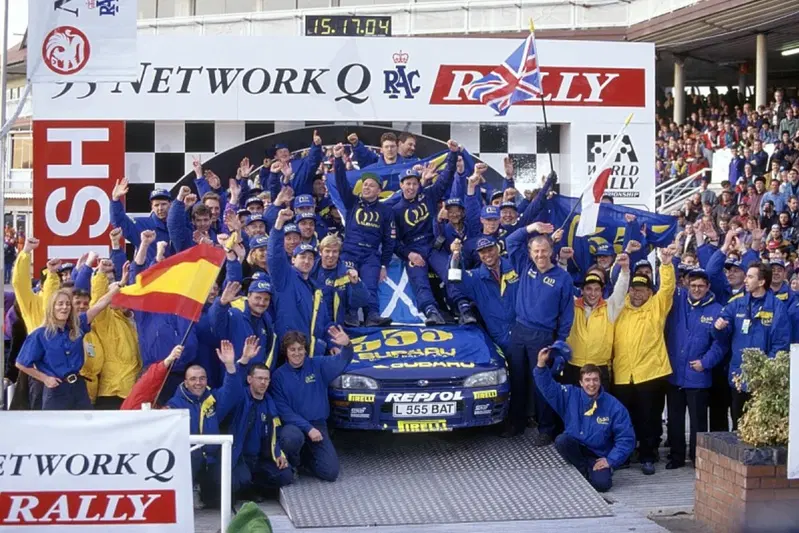 Nel 1995 Subaru conquista il titolo costruttori e Colin McRae il titolo piloti. Un'annata epica per il team
