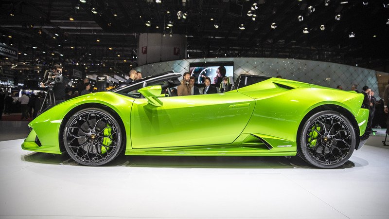 Lamborghini Huracan EVO Spyder al Salone di Ginevra 2019 [Video]